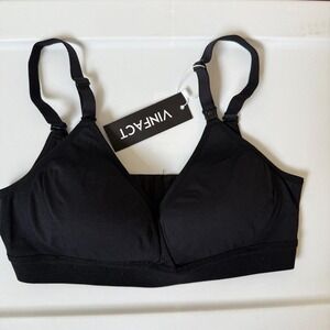 Vinfact Black Bra Large NWT No Wire